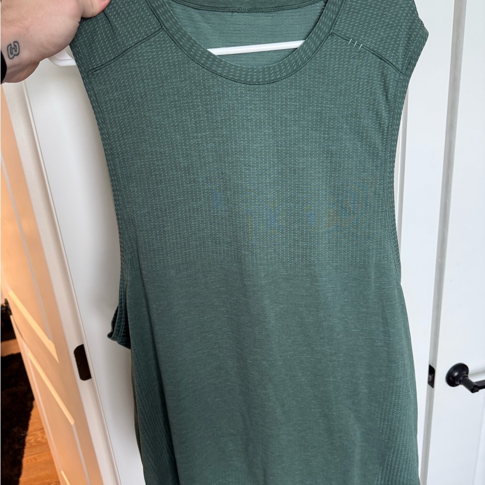 lululemon athletica Forest Green Tank Top